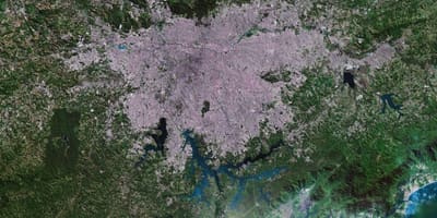 Žemėlapis San Paulo palydovinių