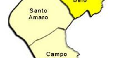 Žemėlapis Santo Amaro sub-prefektūros