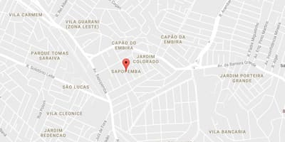 Žemėlapis Sapopemba São Paulo