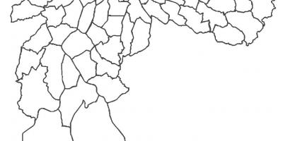 Žemėlapis San Miguel Paulista rajone