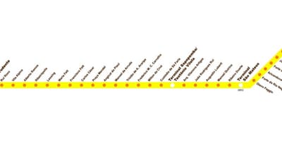 Žemėlapis terminalo Sacomã Expresso Tiradentes