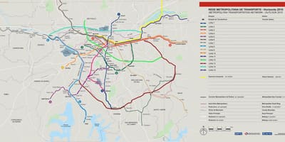 Tinklo žemėlapį, transporto São Paulo
