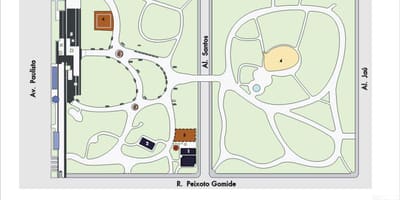 Žemėlapis Trianon San Paulo Parkas