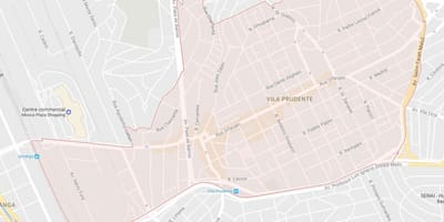 Žemėlapis Vila Prudente São Paulo