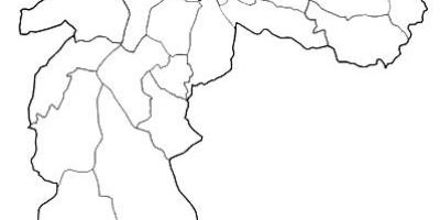 Žemėlapio zonos Noroeste São Paulo
